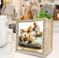 Preview: Diamond Painting Tragtasche Yorkshire Welpe
